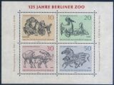 1969  125 Jahre Berliner Zoo - Block