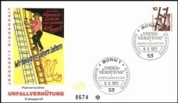 1972  Freimarken: Unfallverhütung