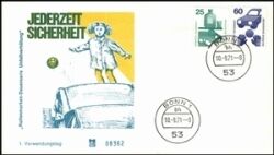 1971  Freimarken: Unfallverhütung