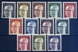 1970  Freimarken: Bundespräsident Gustav Heinemann
