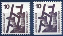 1971  Freimarken: Unfallverhütung aus MH