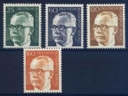 1971  Freimarken: Bundespräsident Gustav Heinemann