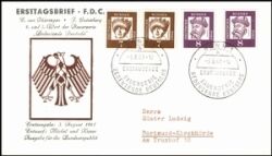 1961  Freimarken: Bedeutende Deutsche  Papier x