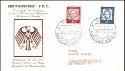 1961  Freimarken: Bedeutende Deutsche  Papier x