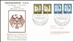 1961  Freimarken: Bedeutende Deutsche  Papier y