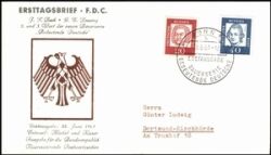 1961  Freimarken: Bedeutende Deutsche  Papier y