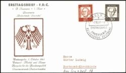 1961  Freimarken: Bedeutende Deutsche