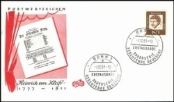 1961  Freimarken: Bedeutende Deutsche