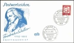 1962  Freimarken: Bedeutende Deutsche