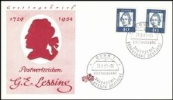 1961  Freimarken: Bedeutende Deutsche  Papier x + y