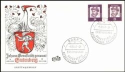 1961  Freimarken: Bedeutende Deutsche  Papier x + y