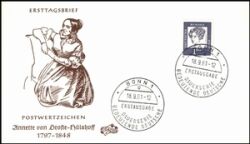 1961  Freimarken: Bedeutende Deutsche