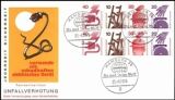 1974  Freimarken: Unfalverhütung - 1. Verwendungstag