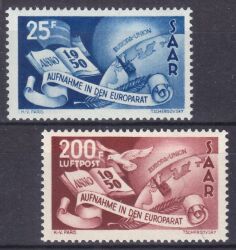 1950  Aufnahme des Saarlandes in den Europarat