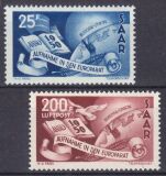 1950  Aufnahme des Saarlandes in den Europarat