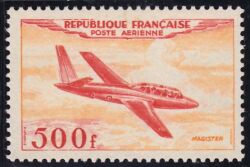 1954  Flugzeuge: Düsen-Schulungsflugzeug "Magister"