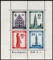 1949  Wiederaufbau der Stadt Freiburg im Breisgau