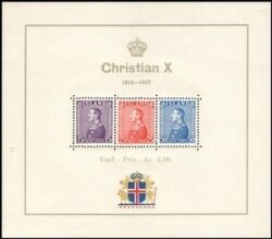 1937  25 Jahre Regentschaft von König Christian X