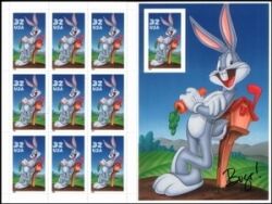 1997  Bugs Bunny - Folienblatt