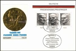1975  Deutsche Friedensnobelpreisträger - Blockausgabe