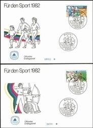 1982  Sporthilfe - Offizieller Ersttagsbrief
