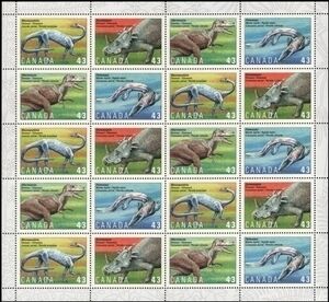 Rumänien Briefmarken 1993 – Prähistorische Tiere, Postfrisch MNH