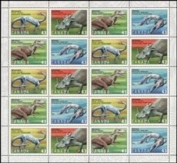 Canada 1993  Prhistorische Tiere