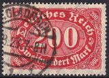 1922  Freimarke: Ziffern im Queroval mit Wz. 2