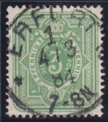 1880  Freimarke: Ziffer im Oval