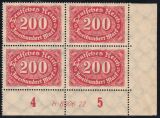 1922  Freimarken: Ziffern im Queroval mit Wz. 2