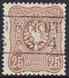 1875 Freimarke: Reichsadler im Oval