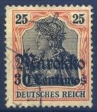 Marokko - 1911  Freimarke mit Aufdruck "Marokko"