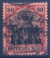 Marokko - 1911  Freimarke mit Aufdruck "Marokko"