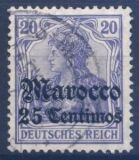 Marokko - 1906  Freimarke mit Aufdruck...