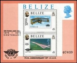 Belize 1979  Todestag von Sir Rowland Hill
