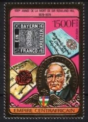 Zentralafrika 1978  100. Todestag von Sir Rowland Hill (II)