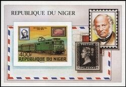 Niger 1979  100. Todestag von Sir Rowland Hill - ungezhnt