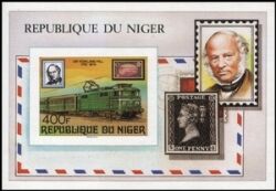 Niger 1979  100. Todestag von Sir Rowland Hill - ungezähnt