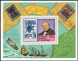 Mauretanien 1979  100. Todestag von Sir Rowland Hill