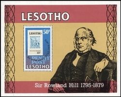 Lesotho 1979  100. Todestag von Sir Rowland Hill