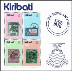 Kiribati 1979  Todestag von Sir Rowland Hill