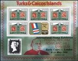 Turks & Caicos Inseln 1979  Todestag von Sir Rowland Hill