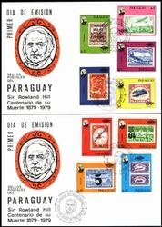 Paraguay 1979  Todestag von Sir Rowland Hill  FDC