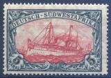 Deutsch-Sdwestafrika - 1906  Schiffszeichnung mit Wz.