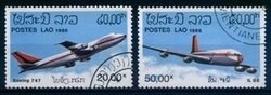 Laos 1986  Flugzeuge - Boeing 747
