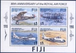 Fidschi-Inseln 1998  80 Jahre Royal Air Force  (RAF)