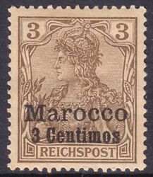 Marokko - 1900  Freimarke: Reichspost-Ausgabe