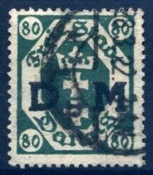 1922  Dienstmarke: Kleines Staatswappen