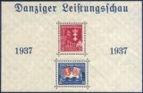 1937  Danziger Leistungsschau - Herzstck aus Block 3