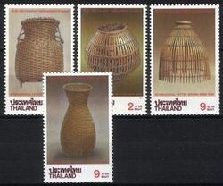 Thailand 1995  Intern. Briefwoche: Geflochtene Reusen